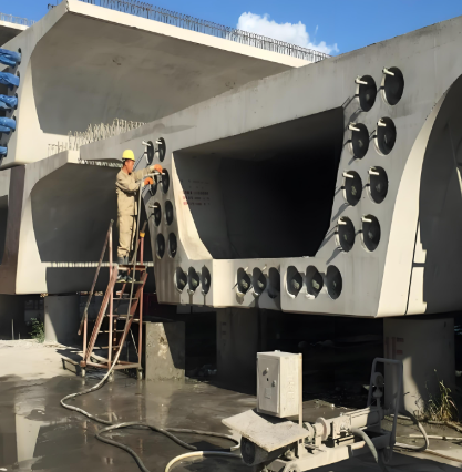 南郊压浆料施工流程及注意事项